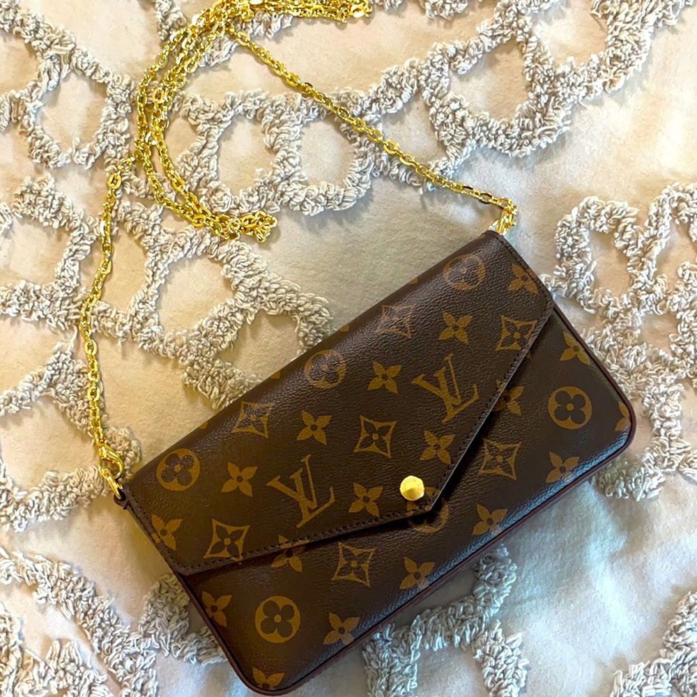 Louis Vuitton Felicie pochette monogram canvas